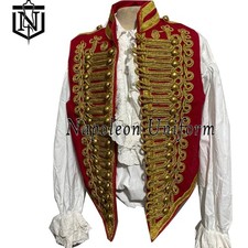 Gilet rosso lana militare