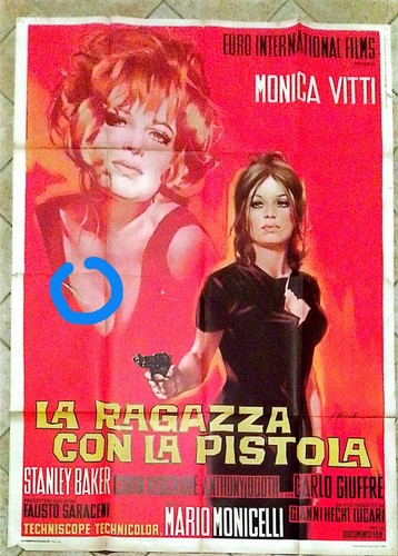 Manifesto ragazza con la - la,