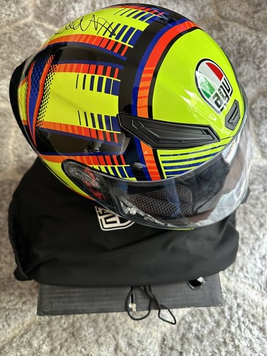 Casco valentino rossi firmato - casco,