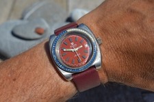 NIVADA RARE AUTOMATIC ANTARCTIC BAKELITE BEZEL STAINLESS STEEL DIVER WATCH UHR