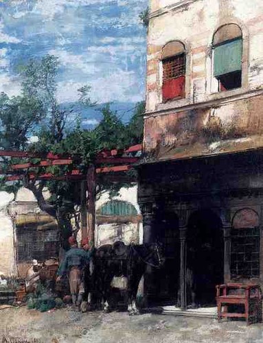 Pasini alberto nel cortile - nel,
