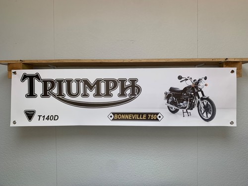 Triumph bonneville banner - bonneville,