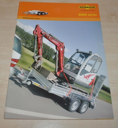 Brochure depliant humbaur - depliant,