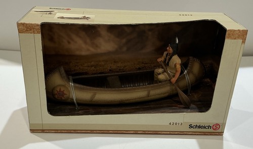 Schleich canoa con indiano - schleich,