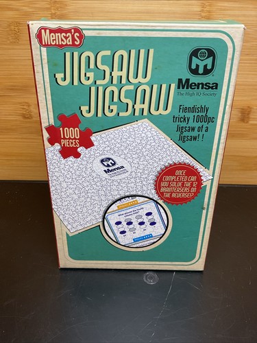 Puzzle mensa jigsaw - mensa's, 1.000