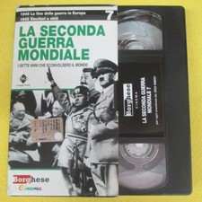 VHS film LA SECONDA GUERRA MONDIALE I sette anni che sconvolsero (F107) no dvd