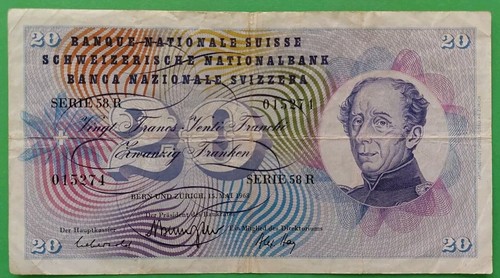 1968 svizzera franchi - 1968, 20