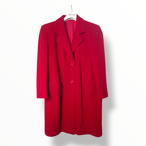 Cappotto rosso donna - cappotto,