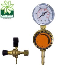 RIDUTTORE DI PRESSIONE PROPANO GAS CON MANOMETRO USCITA 2,5 BAR PROFESSIONALE