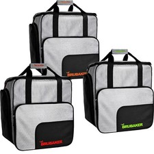 BRUBAKER 'SuperTec' Borsa porta Scarponi da Sci da Casco con Portascarpe Argento