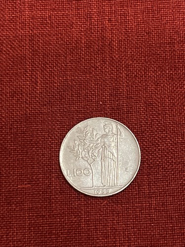 100 lire 1955 repubblica - lire,