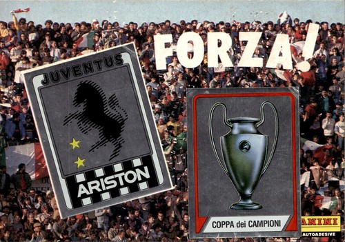 Cartolina calciatori panini