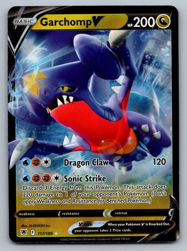 Garchomp 117 189 holo - v,