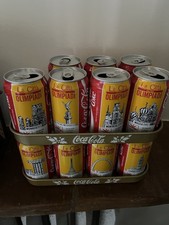 Lattine coca cola le città delle olimpiadi 1992