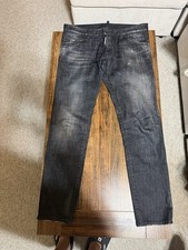 Dsquared2 Black Denim Straight