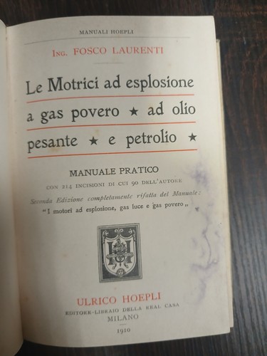 Motrici esplosione a gas - le,