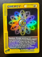 Pokemon Card Energia Arcobaleno Reverse stamped 144/147 Aquapolis ENG carta nm