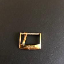 BREITLING FIBBIA - BUCKLE ORO 18KT 750 ORIGINALE VINTAGE - 16MM INTERNI  