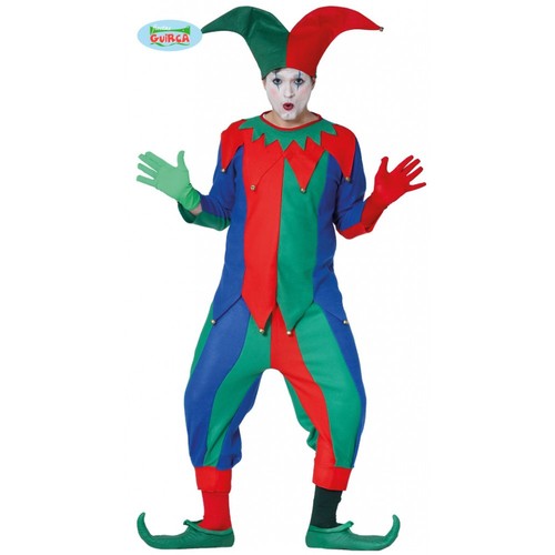 Giullare costume joker uomo - costume,