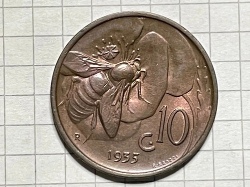 Centesimi 1935 ape regno - centesimi,