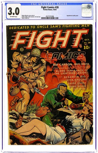 Fight comics cgc 0 1943 - fight, 3.0