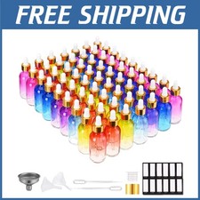 Bottiglie di vetro sfuse a prova di perdite da 2 oz con tappi dorati