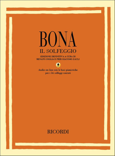 Bona solfeggio edizione - bona,