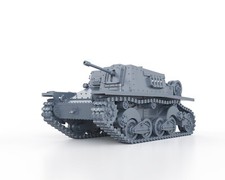 WWII ITALIAN - SEMOVENTE L40 DA 47/32 SPG - 1/56 1/72 1/87 1/100 3D PRINTED