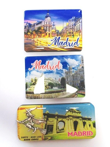 Madrid set foto - foto, magnete