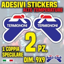 TERMIGNONI adesivi adesivo EXAUST SCARICO resistente alte temperature kit 2 pz