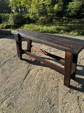 Tavolo  Antico Da Falegname In Noce Epoca 800 Piemonte