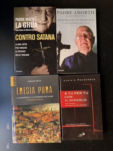 Lotto libri esorcismo - , ed