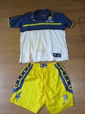 PARMA A C CALCIO maglia e pantaloncino CHAMPION taglia XL L designed & tailored