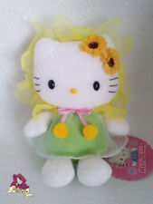 HELLO KITTY Margherita Fiore PELUCHE Plush SANRIO Smiles kawaii 14 cm