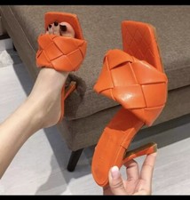 sandals sabot Mules Slippers ciabatte Orange