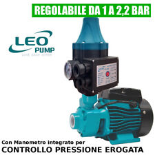 KIT POMPA AUTOCLAVE 0,50 HP con PRESSCONTROL 1,5 - 2,2 BAR REGOLABILE