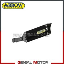 Terminale di Scarico Arrow Street Thunder Alu Nero Honda Cbr 600 F 2011 > 2013