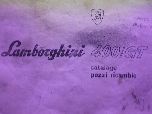 Lamborghini 400 catalogo - lamborghini,
