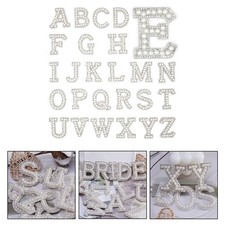 Lettere di perle toppe di