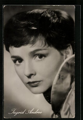 Cartolina attrice ingrid - cartolina,