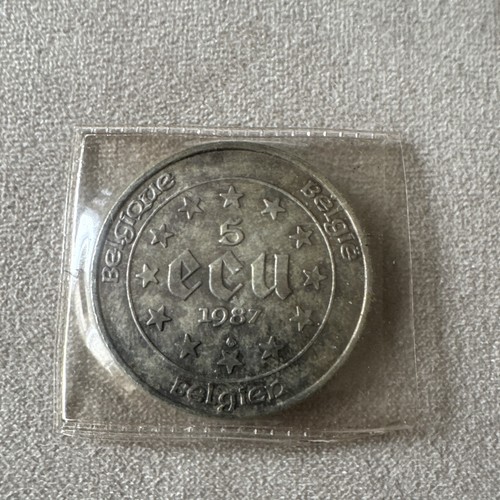 Belgio ecu 1987 carlo v - 1987,