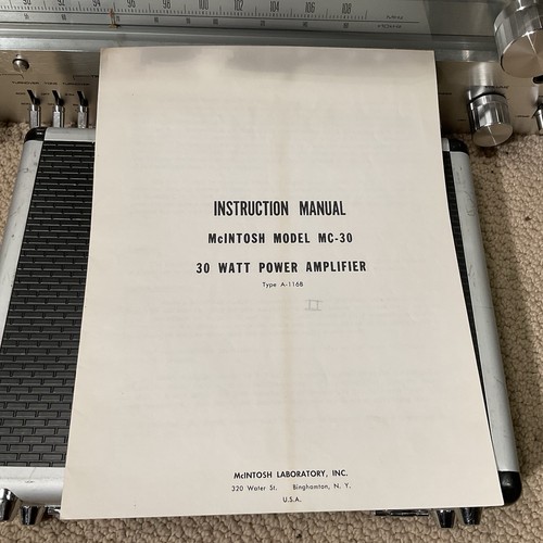 Amplificatore originale