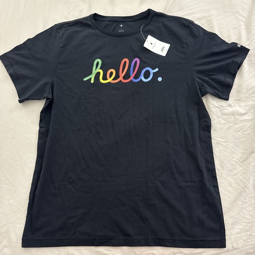 Apple rainbow hello shirt - apple,