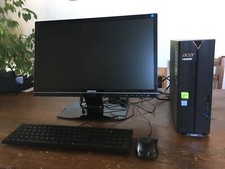 Computer Acer XC 886 + tastiera + mouse + schermo (58 cm) - quasi come nuovo
