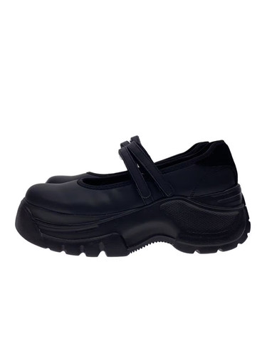 Zara shoes blk leather - blk,