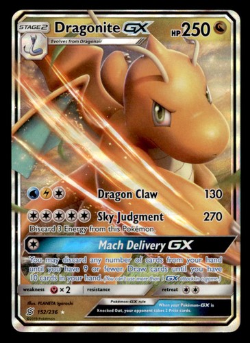 Dragonite 152 236 holo gx - gx,