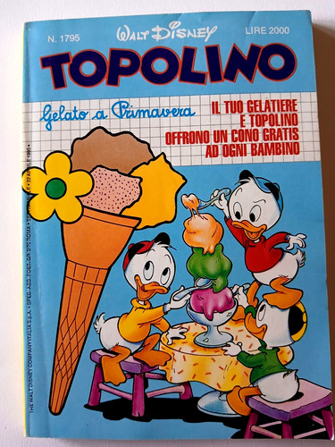 Fumetto topolino 1795 - topolino,