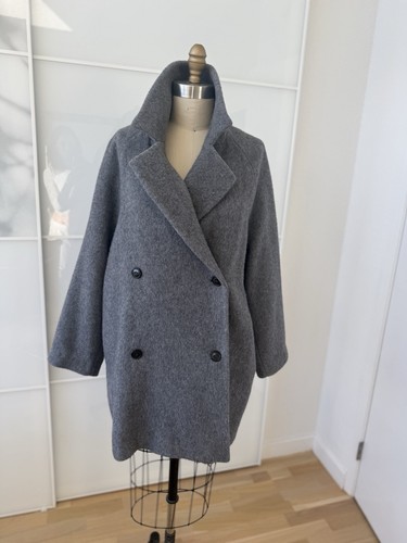 Cappotto carolina lana grigio - lana,