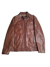 Giacca di vera pelle uomo Dalla taglia XXL  marrone modello Slim...