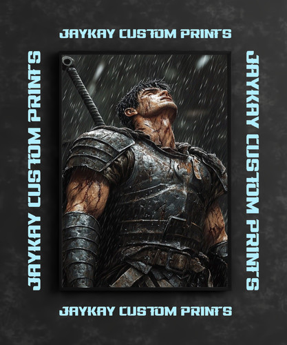 Poster berserk guts anime - poster,